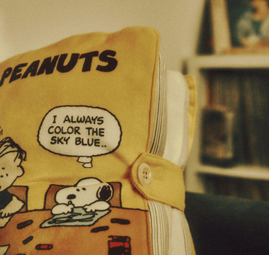 Vintage Peanuts notebook featuring Snoopy and Charlie Brown, illustrating the enduring appeal of the Peanuts brand following Sony’s majority acquisition.