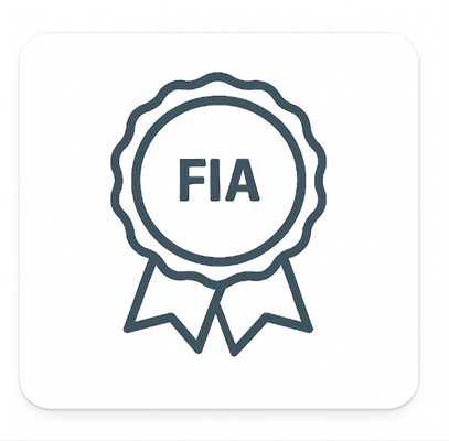 FIA logo on a white background